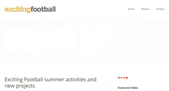 Desktop Screenshot of excitingfootball.com