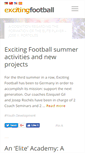 Mobile Screenshot of excitingfootball.com